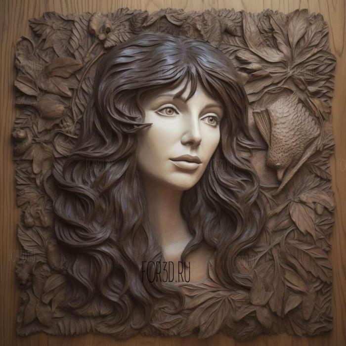 kate bush 1 stl model for CNC